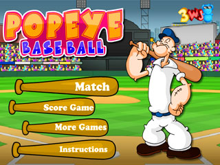 เกมส์ Popeye Baseball