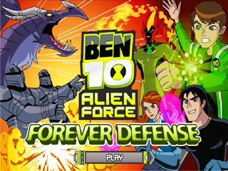 เกมส์ Ben 10 - Forever Defense