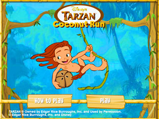 เกมส์ Tarzan Coconut Run
