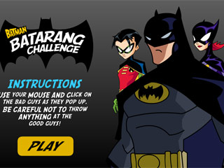 เกมส์ Batman's Batarang Challenge