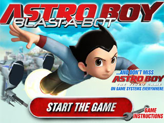 เกมส์ Astro Boy Blast-a-bot