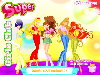 เกมส์ Super Girls Club
