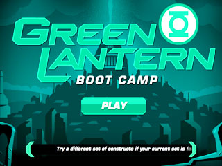เกมส์ Green Lantern Boot Camp
