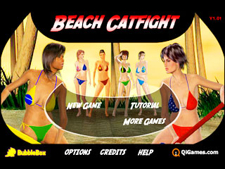 เกมส์ Beach Cat Fight