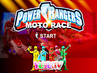 เกมส์ Power Rangers Moto Race