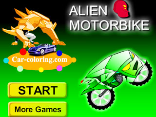 เกมส์ 10 Alien Motorbike