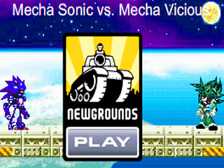 เกมส์ Mecha sonic vs cyber mecha vicious