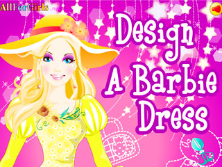เกมส์ Design a barbie dress