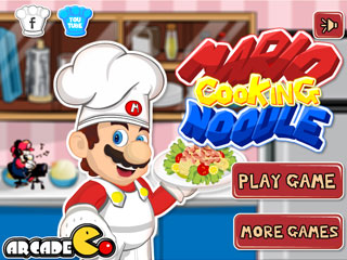 เกมส์ Mario Cooking Noodle
